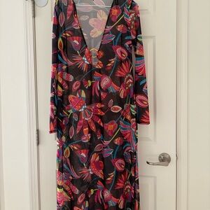 Trina Turk Mesh Maxi Coverup